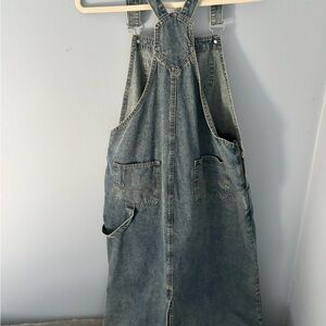 Denim Overall Dress